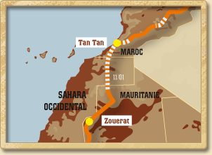 Carte de l'étape 6 Carte de l'étape 6