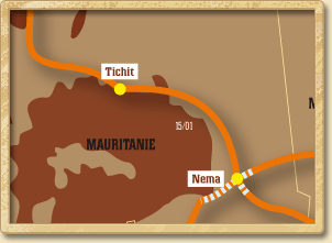 Carte de l'étape 9 Carte de l'étape 9